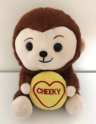 Swizzels LOVE HEARTS  Cheeky  Brown Monkey Soft Toy Large 27 Cm Tall • £6.99