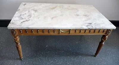 £65 • Buy Vintage Marble Topped Table .