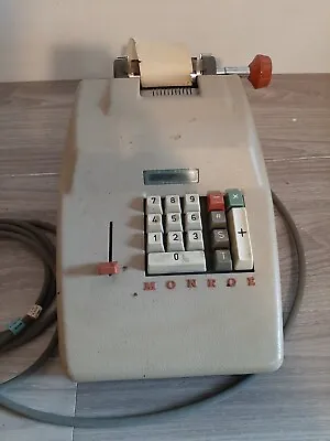 Vintage Monroe Calculating Machine Co. Model 911-E-11 Adding Machine Repair • $45