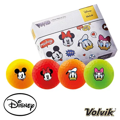 £49.99 • Buy Volvik Vivid Disney Pack. Mickey Mouse And Friends. 1 Dozen Golf Ball Pack.