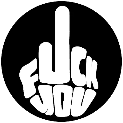 F You Fck You Funny Middle Finger Sticker Laptop Skin Truck Bumper Decal #RS19 • $2.99