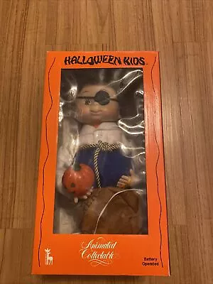 Santas Best Halloween Kids Animated Pirate Motionette 1994 Collectible Works • $45