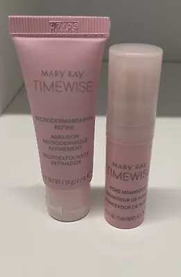 Mary Kay Microdermabrasion & Pore Refiner Set Travel Size Expiration Date 07/24 • $4.99