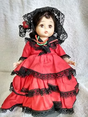 Madame Alexander Bent Knee Walker Spanish Spain 8  Doll Marked ALEX • $24.95