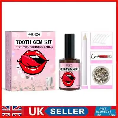 £6.60 • Buy DIY Tooth Jewelry Kit Gifts Professional Diamond-studded Teeth Kit Dental Decor