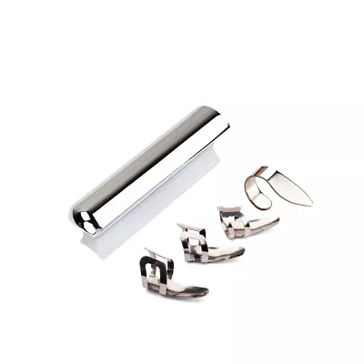 Guitar Slide Solid Stainless Tone Bar Hawaiian Slider With Finger Thumb Pick • $13.24