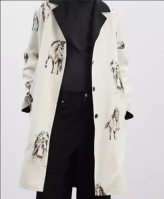 Zara Small Reversible Horse Coat Limited Edition LK NU! • $64.99