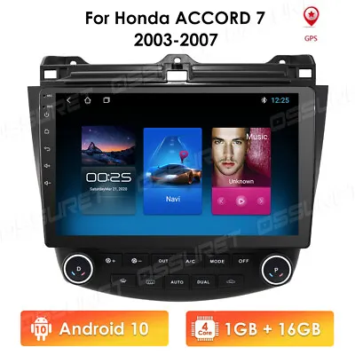 $147.50 • Buy For Honda Accord 2003-2007 10.1  Android Stereo Car Radio GPS MP5 Player 1+16GB