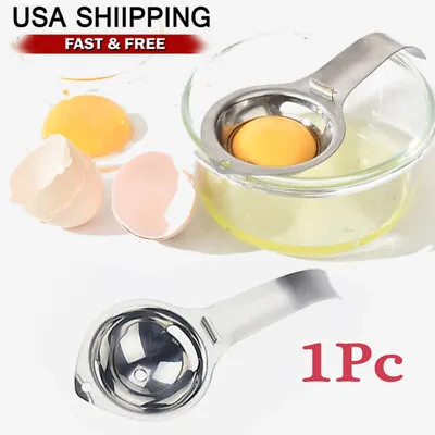 Convenient Egg Yolk White Separator Divider Holder Sieve Kitchen Tool Gadget US • $6.94