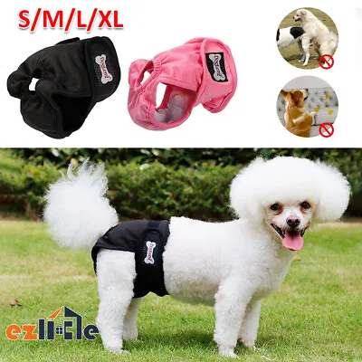 $10.89 • Buy Female Pet Dog Puppy Nappy Diapers Belly Wrap Band Sanitary Pants Underpants AU