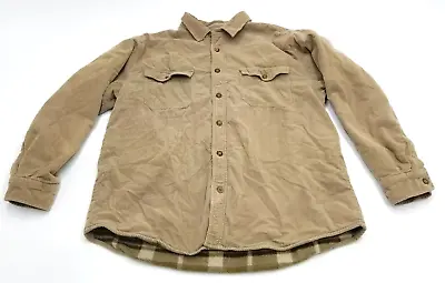 $44.99 • Buy Vintage Levi Strauss Co. Beige Corduroy Fleece Lined Shirt Jacket Size XL