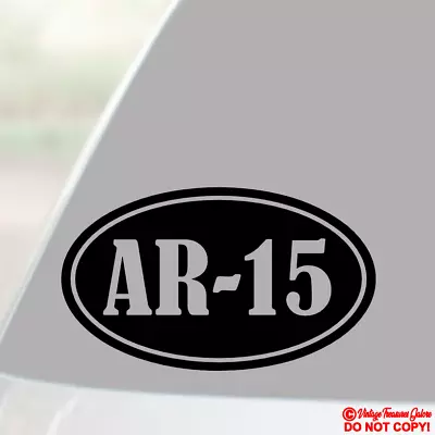 Ar-15 Vinyl Decal Sticker Car Window Bumper 2nd Amendment Gun Ammo Box Case Safe • $2.99