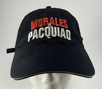 Manny Pacquiao & Erik Morales DOUBLE TROUBLE 2005 Boxing Hat • $25