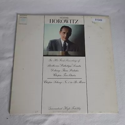 Vladimir Horowitz In His First Recordings Of Beethoven Debussy Chopin LP Vinyl • $4.62