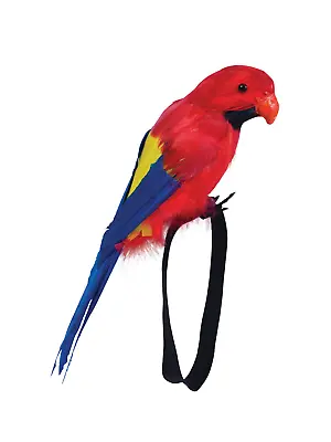 Parrot Feather Wristband Fancy Dress Pirates Accessory Pirate Mens Ladies Prop • £7.99