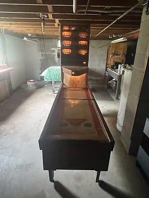 Vintage 1955 United's Eastern Clipper Shuffle Alley Puck Bowling Arcade Machine • $1750
