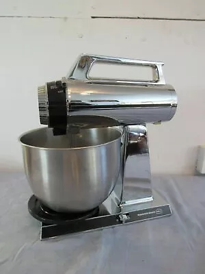 Vintage Hamilton Beach Scovill Multi Speed Stainless Stand Mixer Mixing Bowl • $79.03