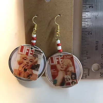 Vintage Marilyn Monroe Earrings Life Magazine Cover  Never Worn • $6