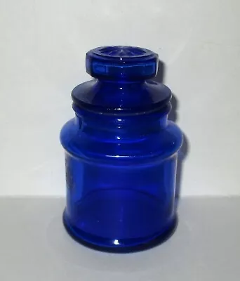 Vintage Vicks VapoRub Lidded Cobalt Blue Jar W Lid • $40