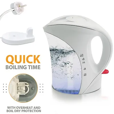£12.85 • Buy Travel Kettle Portable Electric 1L Camping Caravan Kitchen Hotel Jug Holiday New