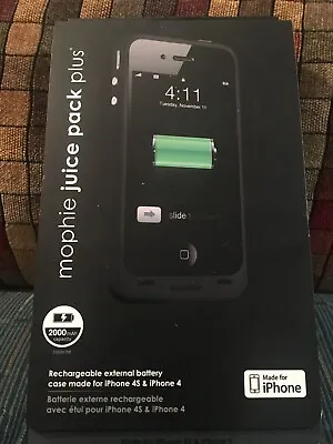 Genuine OEM Mophie Juice Pack Plus For IPhone 4 4S External Battery Case NEW • $45