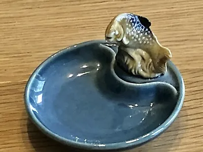 Wade Whimtray Small Pin Dish Tray With Whimsies Trout Fish Figurine • £8