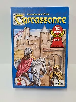 Carcassone Board Game With River Expansion Circa 2000 Ventura Games + Free Post • $84.96