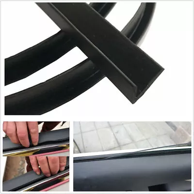 4M Rubber Seal Strip Trim For Car Front Rear Side Ageing Windows Vibration Noise • $19.89