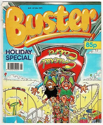 £4 • Buy Buster 1990 Summer Holiday Special Comic Chalky Gums Faceache