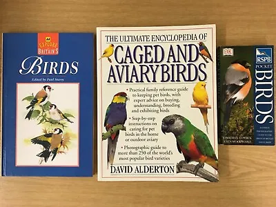 £7.95 • Buy Bundle Of Bird Books X 3 - RSPB Pocket Birds, Caged & Aviary Birds, AA Explore B