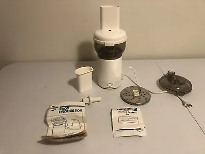 $37.75 • Buy WEST BEND 6491 High Performance Food Processor Set TESTED Complete Fast Ship