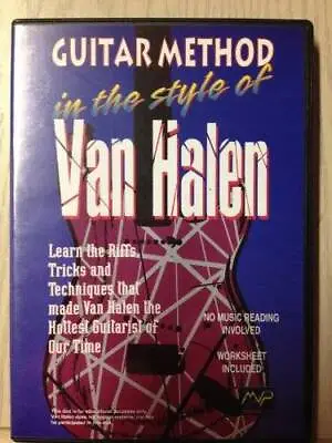 Guitar Method: In The Style Of Van Halen - DVD - GOOD • $7.02