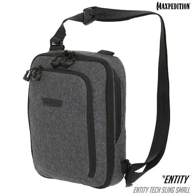 Maxpedition NTTSLTSCH Entity Charcoal 7L CCW Enabled Tech Sling Bag • $99.25