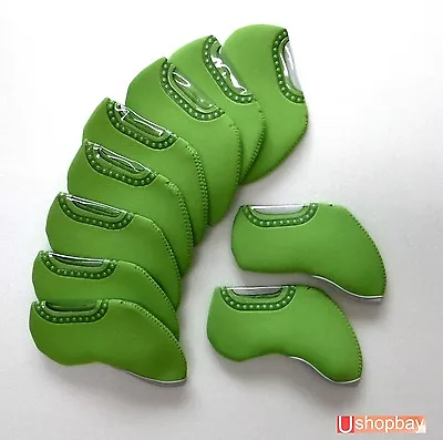 $20.50 • Buy 10 X Golf Iron Wedge Covers Fit Titleist  Ping Callaway Mizuno Club Bag Color 