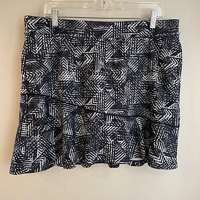 Made For Life Quick Dry Golf Tennis Active Skort Skirt & Shorts Women's Size L • $16.88