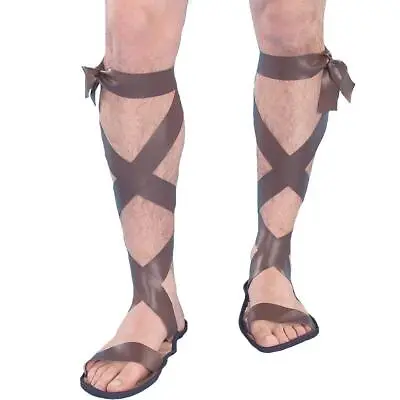 Roman Gladiator Costume Sandals Adult One Size Fits Most • $14.99