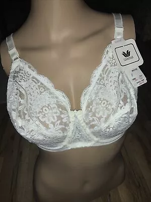Vintage! Wacoal Bra IVORY Floral Lace 38D **85219** UW NWT ~Made In Barbados~ • $29.90