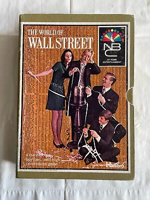 The World Of Wall Street NBC Hasbro Boardgame Complete 1969 • $12.99