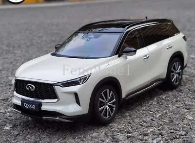 1:18 Scale New Infiniti QX60 SUV 2022 Metal Diecast Car Model White • $129.96