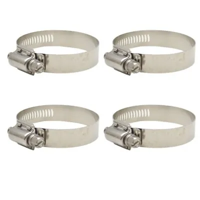 Jet Breeze Boat Fuel Hose Clamp 32 | 1 9/16 - 2 1/2 Inch SS (Set Of 4) • $4.91