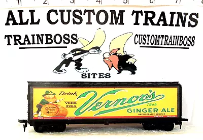 Ho Scale Custom Lettered  Vernors Collectible Reefer Lot Also Avail In O Scale • $33.99