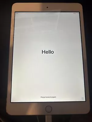 Apple IPad Mini 3 Wi-Fi (A1599) 16GB Wi-Fi Only Gold White • $58