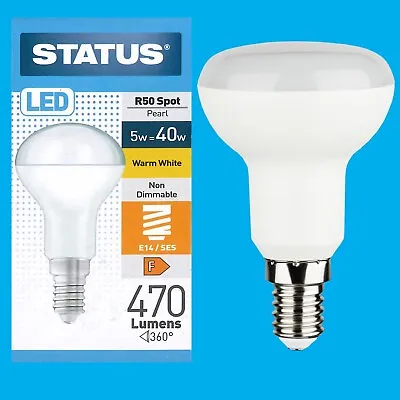 1x 5W (=40W) R50 Reflector Spotlight LED E14 SES Small Screw Light Bulb Lamp • £8.49