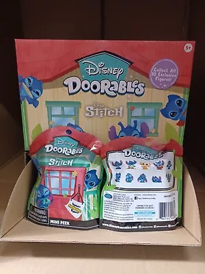 Disney Doorables Stitch Box Of 24 Pieces Blind Bag 10 Exclusive Figures New • $149.99