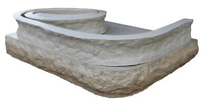 $139.95 • Buy Stone Master Molds Chiseled Edge Concrete Countertop Edge Form Liner 10'x4 X1.75