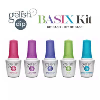 Gelish Soak Off Basix Acrylic Powder Nail Polish Dip Manicure *Pick Any* • $9.99