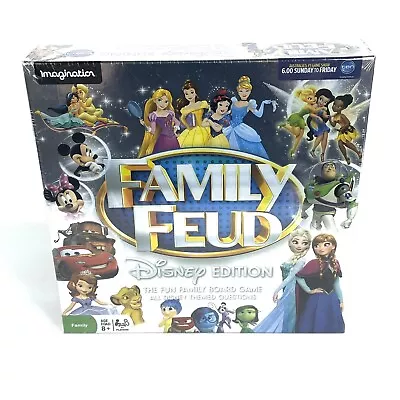 Family Feud Disney Edition The Fun Family Board Game Brand New Imagination 2016 • $29.95