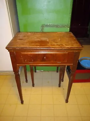 Vintage Singer Treadle Sewing Machine In Cabinet 1940s • $300