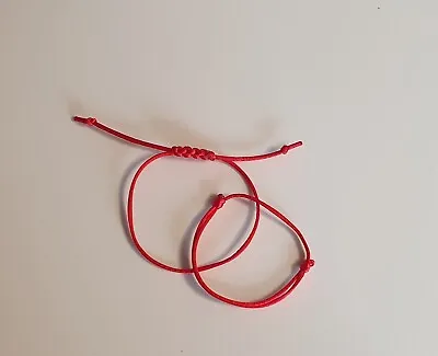 For Baby Handmade Kabbalah 2xRed Cord Lucky Bracelet Protection • £3.90