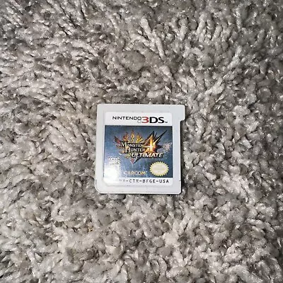 Monster Hunter 4 Ultimate- Nintendo 3DS Cartridge Only Capcom • $19.95